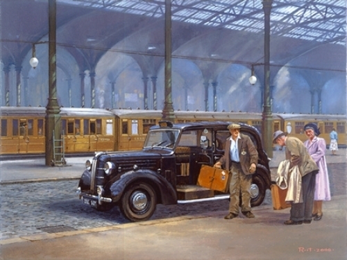 Austin fx3 london - taxi, black