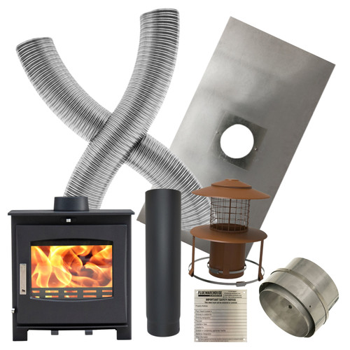 Wood burning multifuel stove - wood,