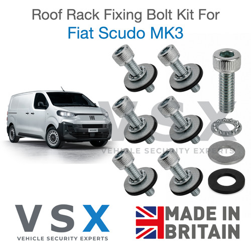 Roof rack fitting bolt - roof, for