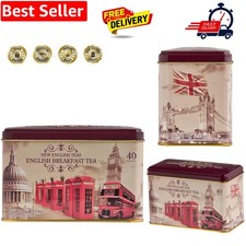 Vintage London Tea Tin with 40