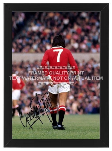 George best signed photo print - signed,