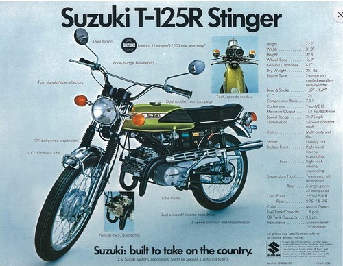 1971 suzuki 125r stinger - 1971,