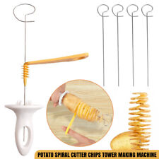 Spiral Potato Cutter Twisted Slice Potato Tower Whirlwind Potato Cut DIY UK