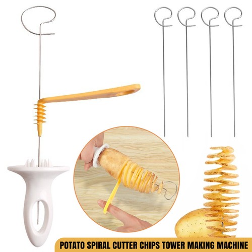 Spiral potato cutter twisted - potato,