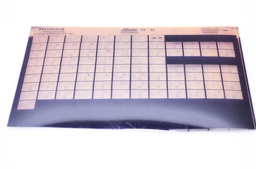 Oem honda vt700c - oem,