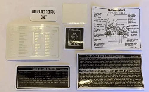Kawasaki zx7r safety decal - zx7r,