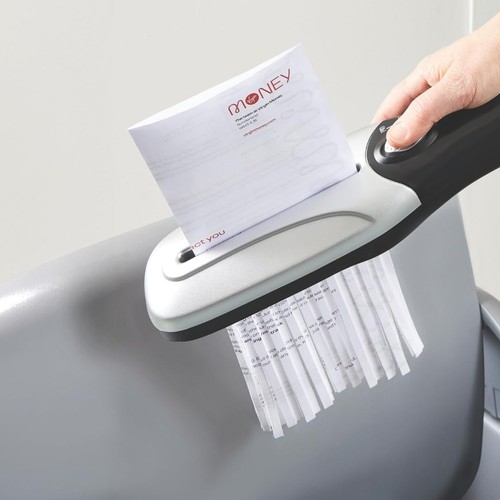 Mini handheld paper shredder - handheld,