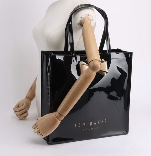 Ted baker black tote bag - black,