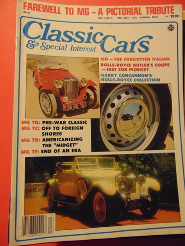 Classic special interest - special,
