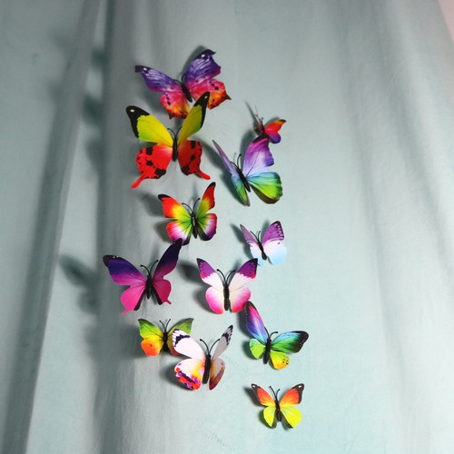 12pcs butterfly decoration - butterfly,