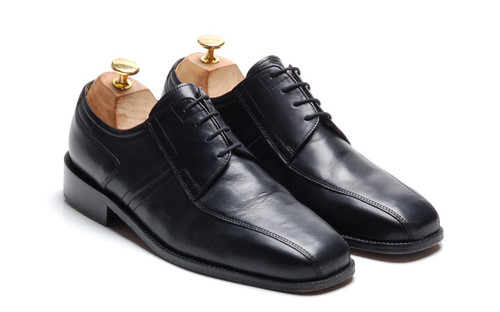 Barker derby shoes black calf - barker,