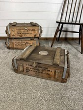 Vintage Wooden Military Box