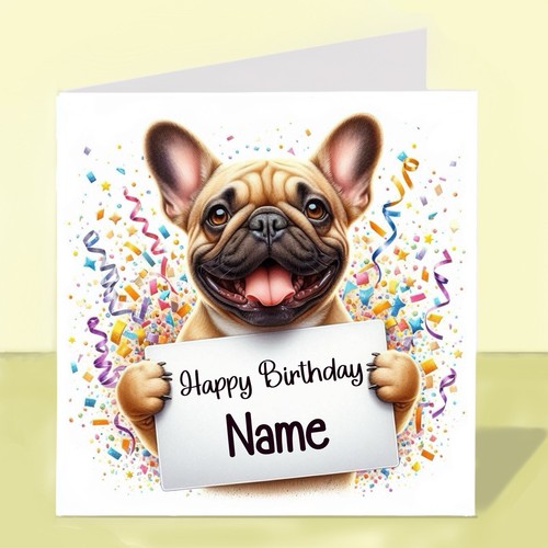 Personalised french bulldog - french,