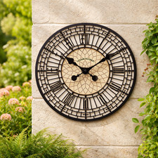 Large Garden Wall Clock Big