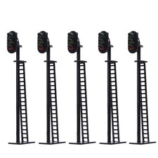 5pcs Model Railway G/Y/R Block