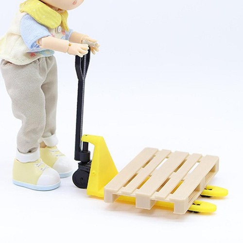 Dollhouse miniature forklift - dollhouse,