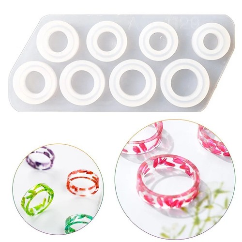 8pcs silicone ring - mold, set