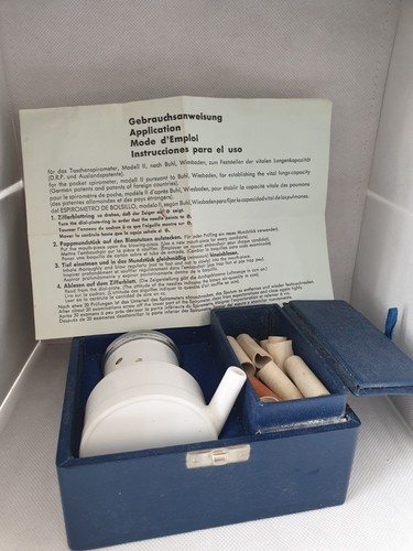 Vintage german spirometer - vintage,