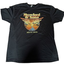 New - Never Worn - Mumford & Sons Delta Tour T Shirt In XXL - Genuine Official