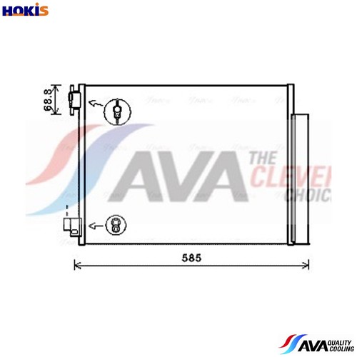 Condenser air conditioning - condenser,