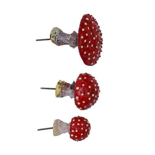 3pcs garden luminous - luminous, mushroom