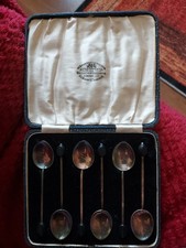  set six coffee spoons made 