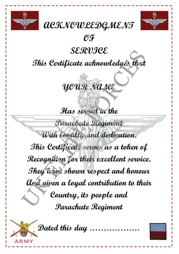 Parachute regiment - parachute,