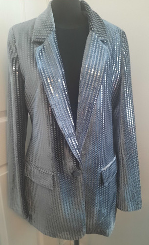 Next grey velvet sequined - next,