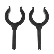 1 Pair Black Oar Lock Side
