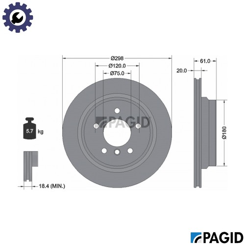 Brake disc 50441nc - 2x,