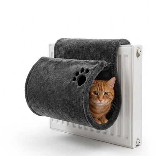 Cat radiator bed soft fleece - radiator,