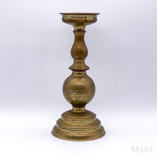 Large brass candle holder - large,