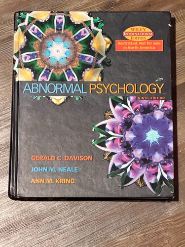 Abnormal psychology 9th - bk:,