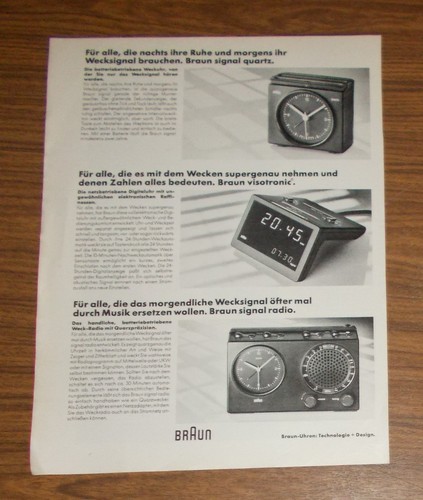 Rare advertising vintage braun - advertising,