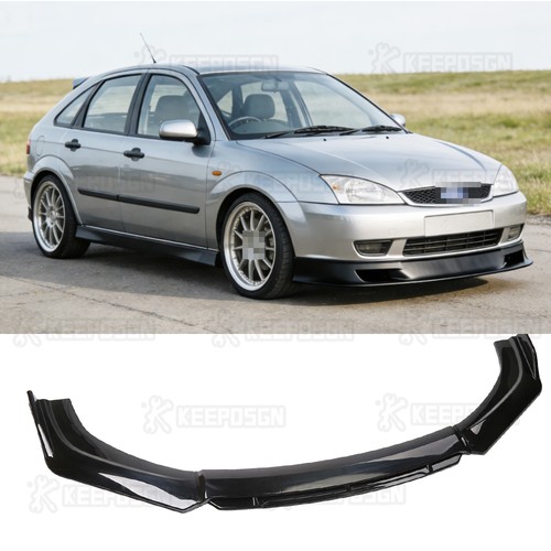 Glossy black front bumper lip - glossy,