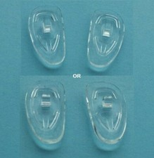 Premium Silicone Nose Pads for Glasses (Spectacles) 15/17/19mm Push In/Screw In