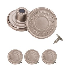 Jeans Buttons Hammer on Denim