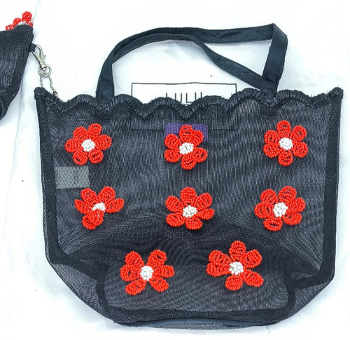 Lulu guinness red - lulu, flower