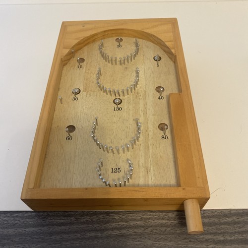 Vintage style wooden pinball - style,