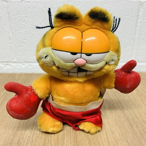 Vintage garfield boxer boxing - vintage,