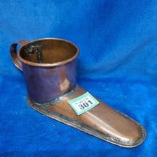 Georgian Copper Ale Cider Wine Warmer Boot