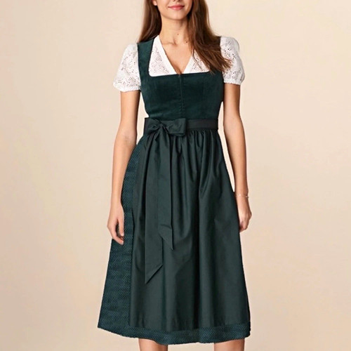 Women green dirndl - women’s,