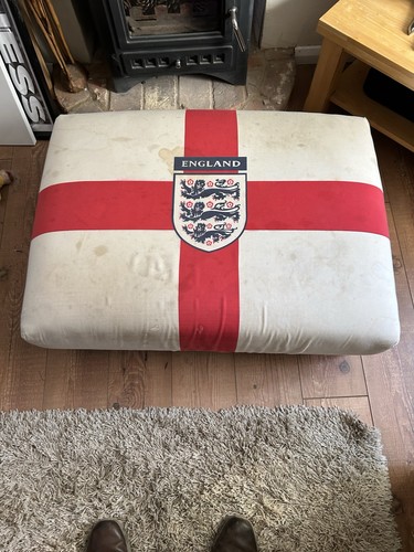 England flag poufee footstool - england,