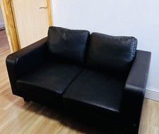 Modern 2 Seater Sofa - Leather