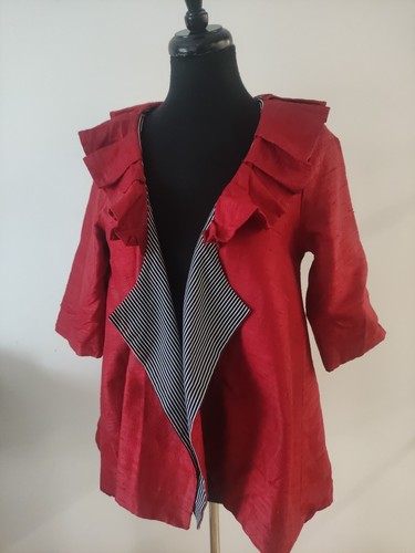 Adam shaw jacket uk12 red - jacket,, uk12,