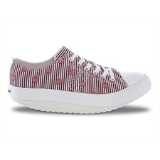 JML Walkmaxx Trend Leisure Shoes Trainers Womens Stripe White UK 3.5 EU 36