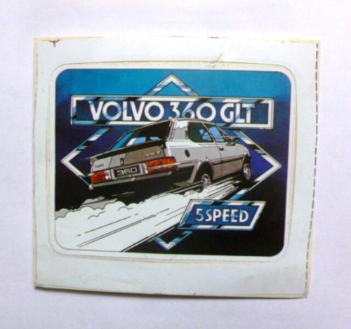Old car sticker - /,
