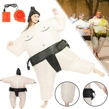 Halloween Costume Inflatable Sumo Wrestler Suit Fancy Dress Blow up Sumo Suit