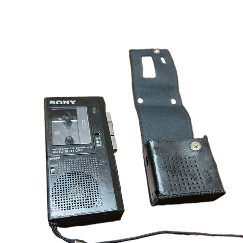 Sony microcassette corder 10 - sony,