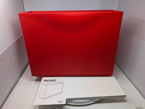 Red ikea trones wall - ikea,